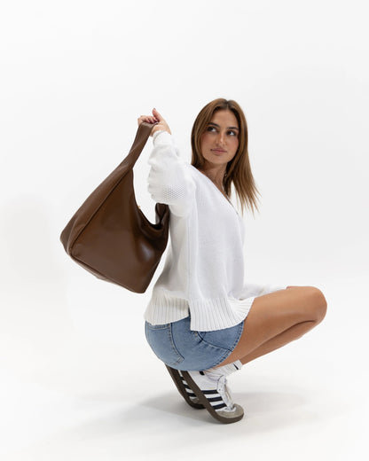 Bolso Tote Maya de Piel Vegana – Elegante, Amplio y Funcional